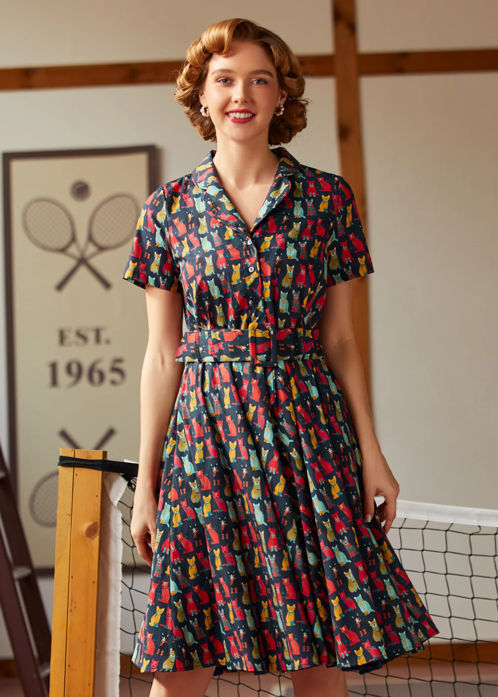 Rustic Elegance Casual Dress - Image 8