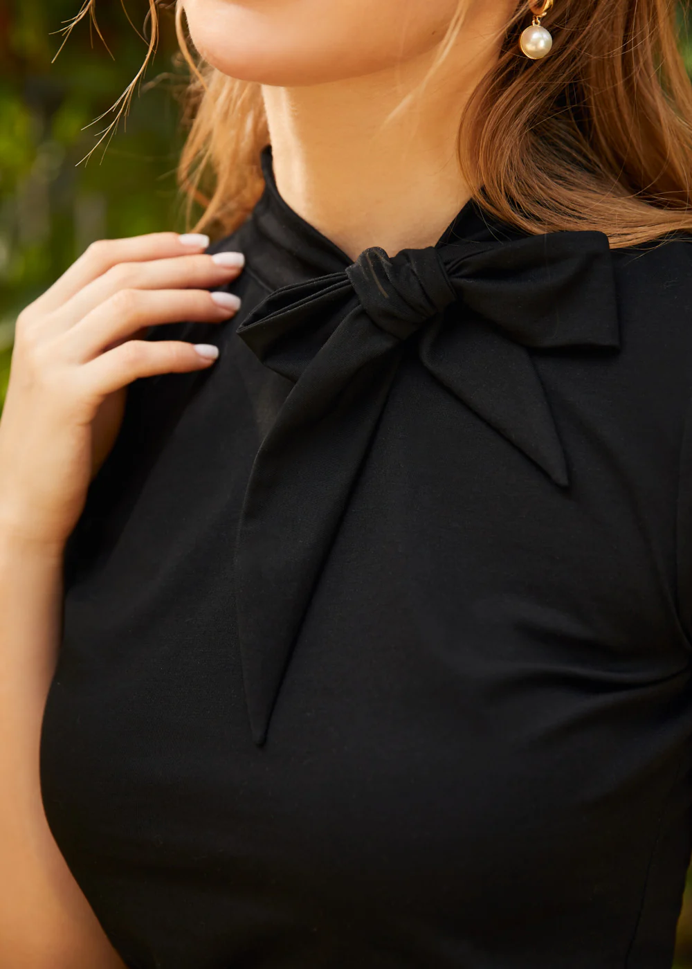 Rydell High Revisited Tie-Neck Top - Image 2