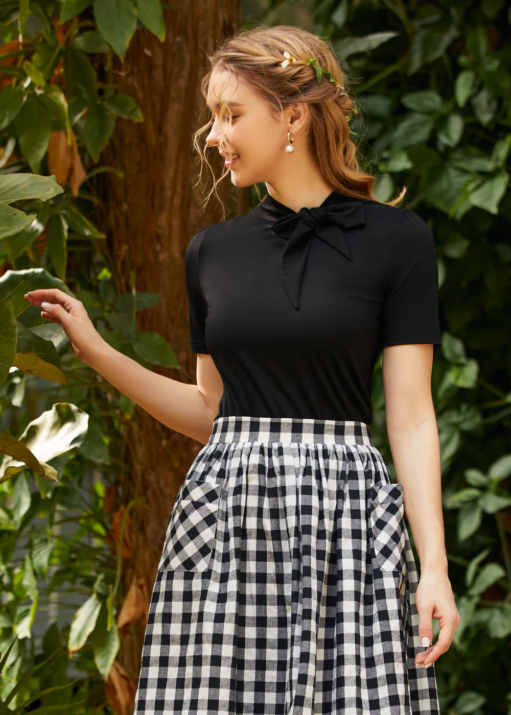 Rydell High Revisited Tie-Neck Top - Image 7