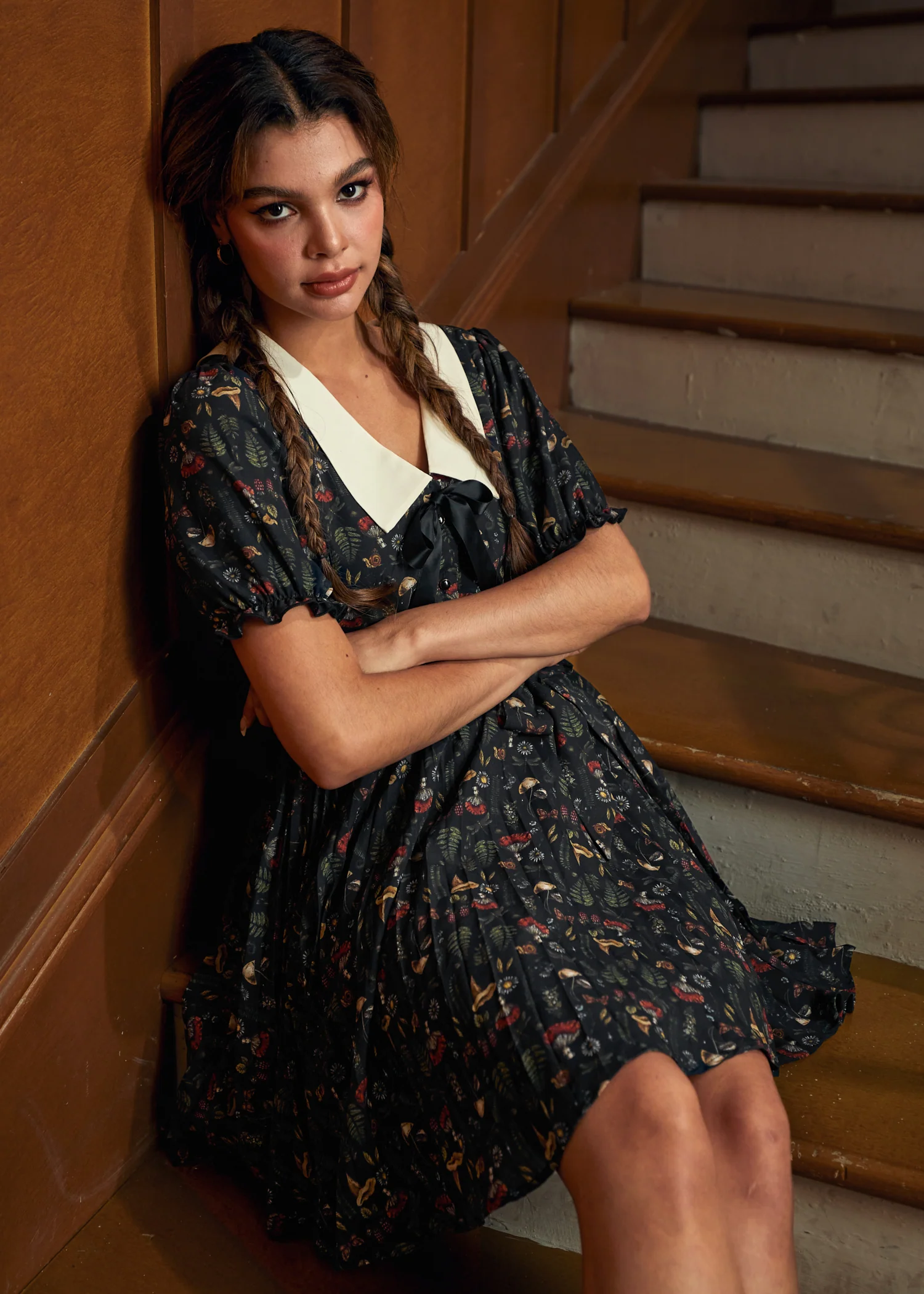 The Enchanted Study Fit & Flare Dress