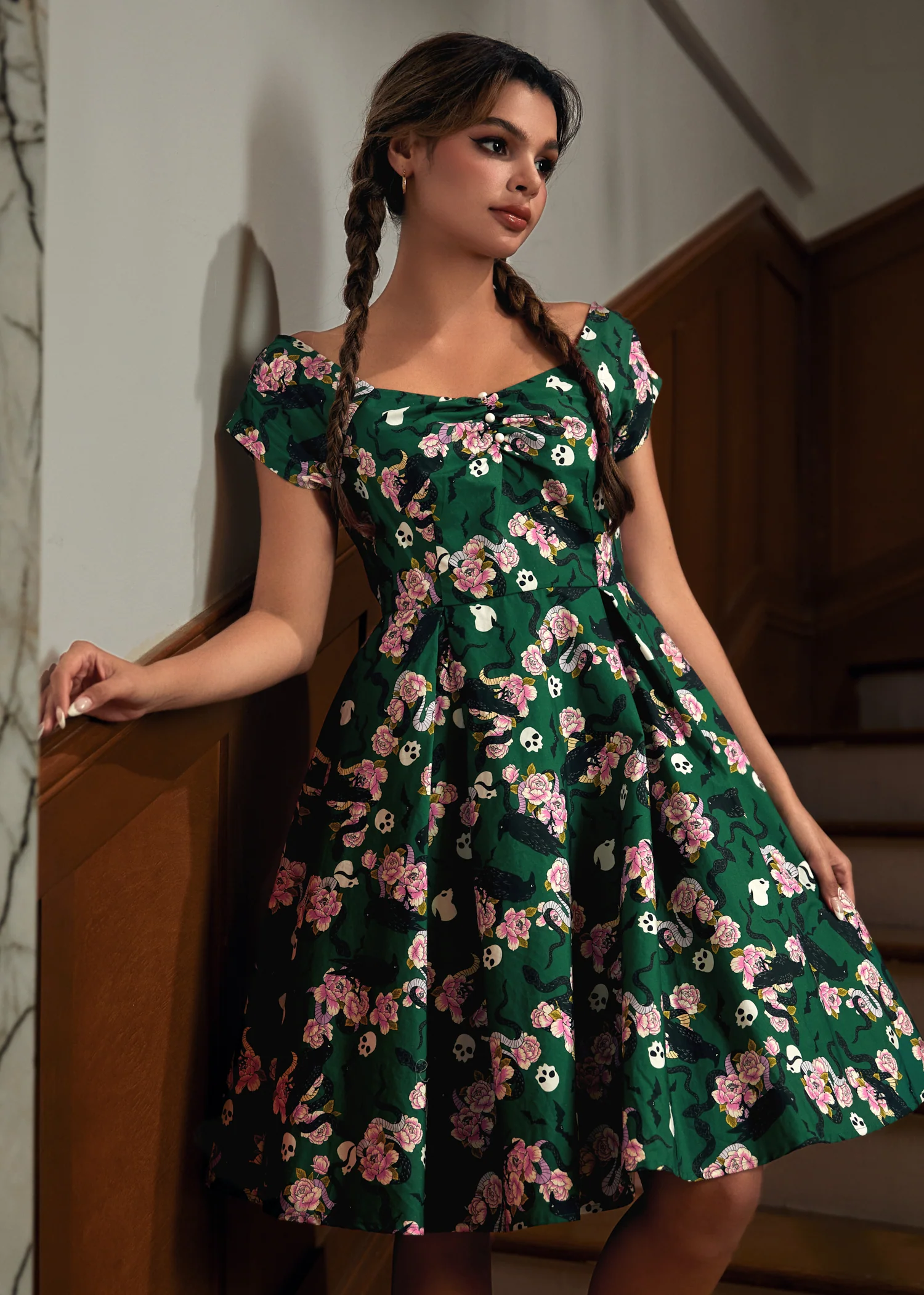 Raven About You Fit & Flare Dress - Image 2