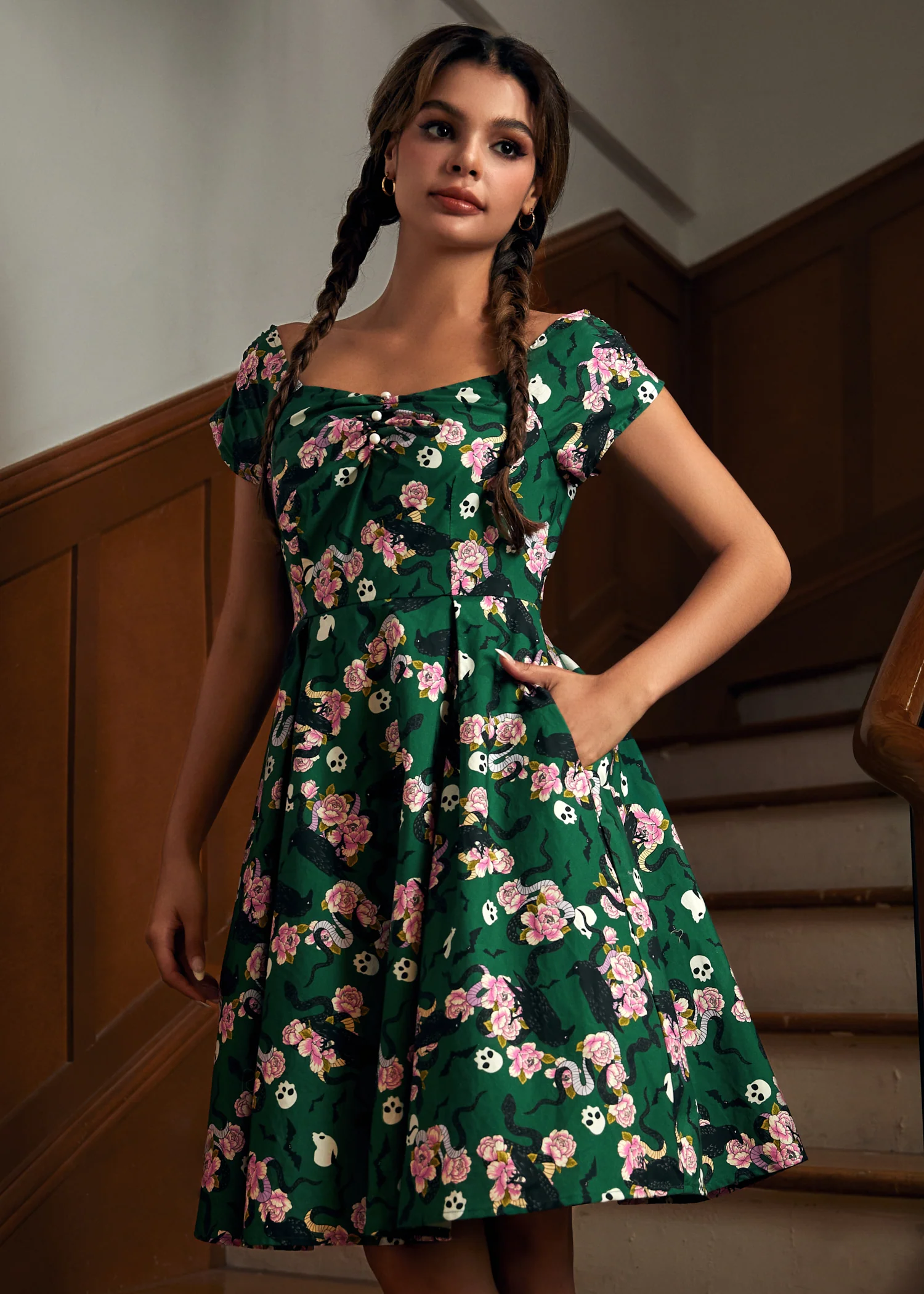 Raven About You Fit & Flare Dress - Image 3