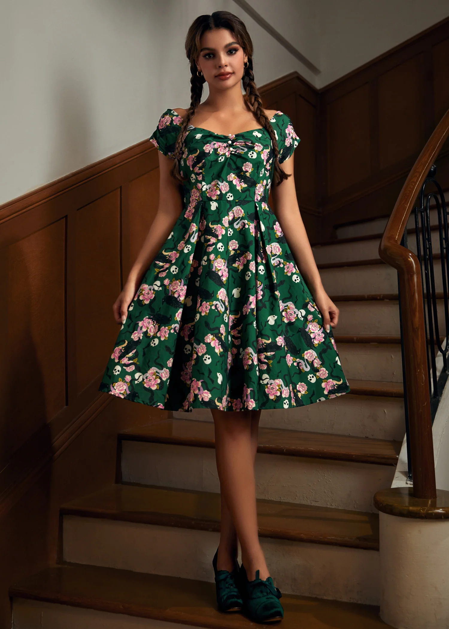 Raven About You Fit & Flare Dress - Image 4