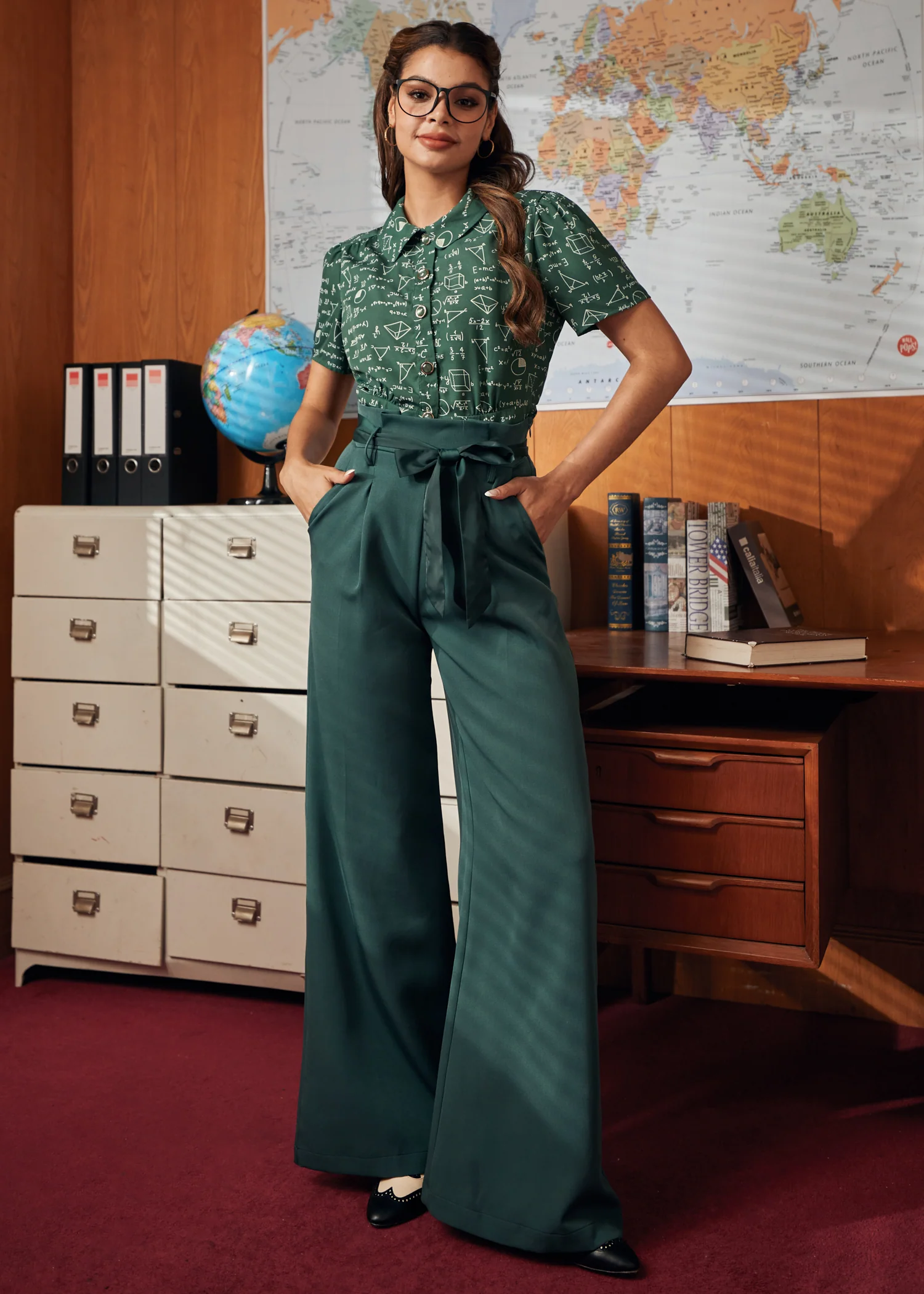 The Peplum Scholar Blouse - Image 4