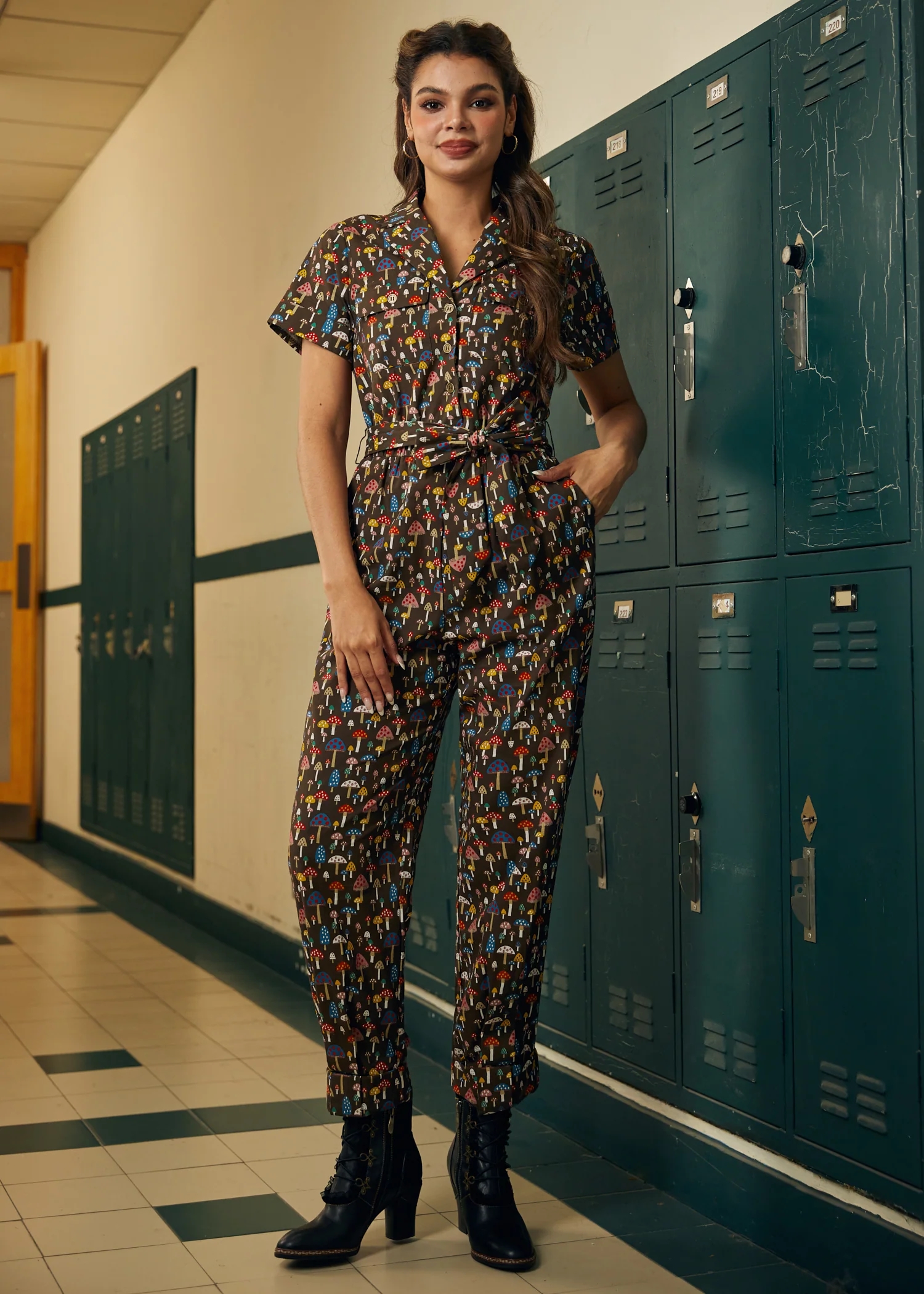 Mushroom About Town Jumpsuit - Image 6