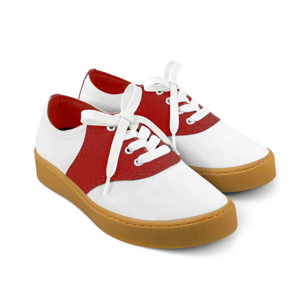 Saddle Casual Sneaker - Red - Image 8