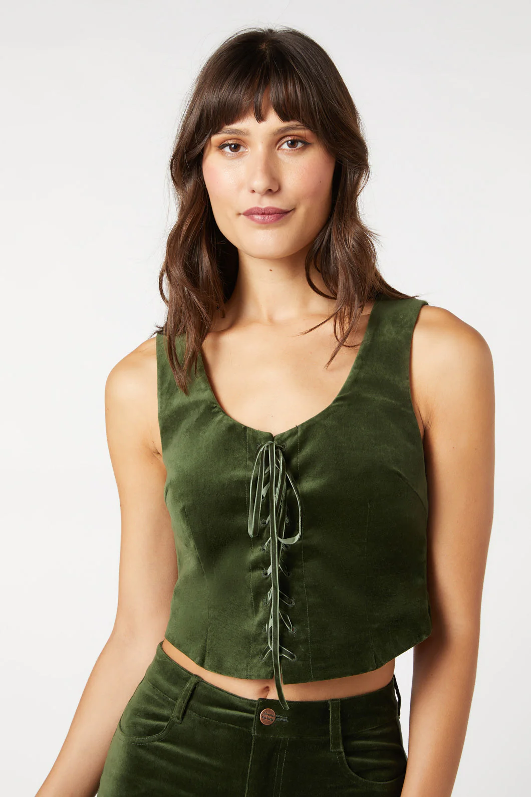 Sadie Velvet Vest - Image 7