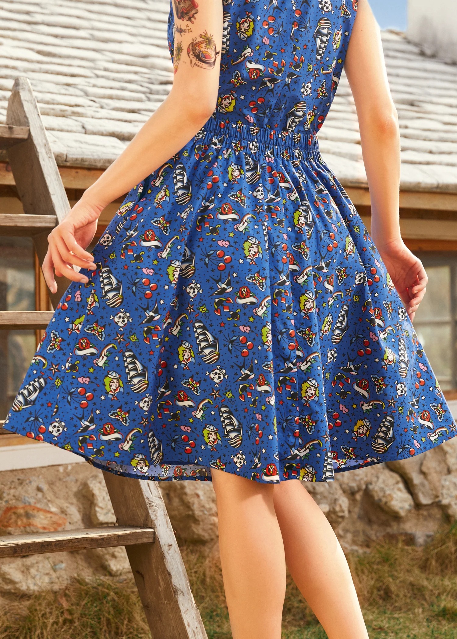 Sailor Flare Skirt - Image 6