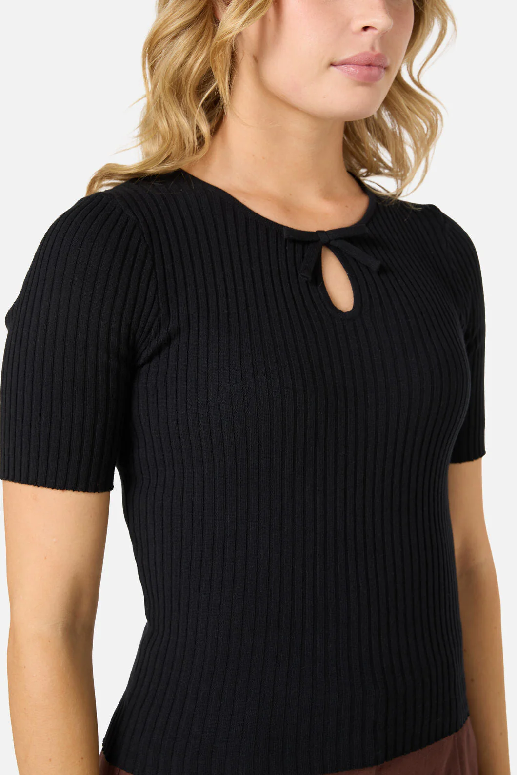 Sara Bow Knit Top - Image 2