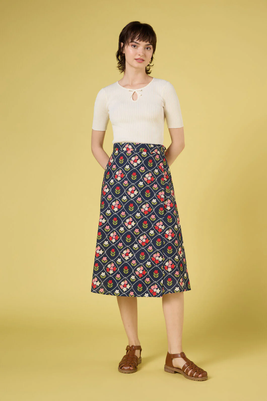 Sara Bow Knit Top - Image 3