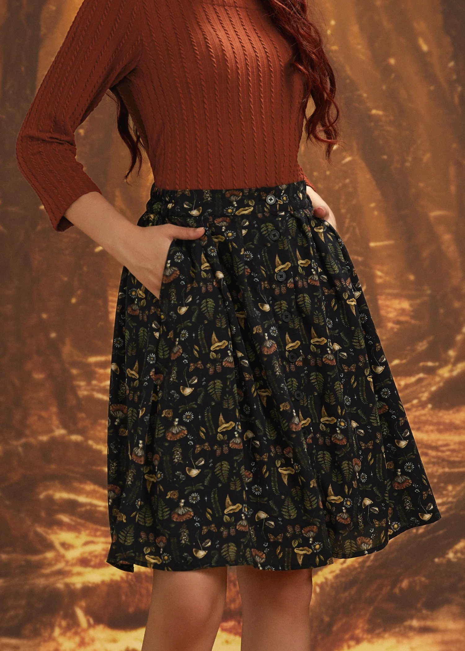 ModCloth Scholastic and Fantastic Jumper Skirt - Image 2