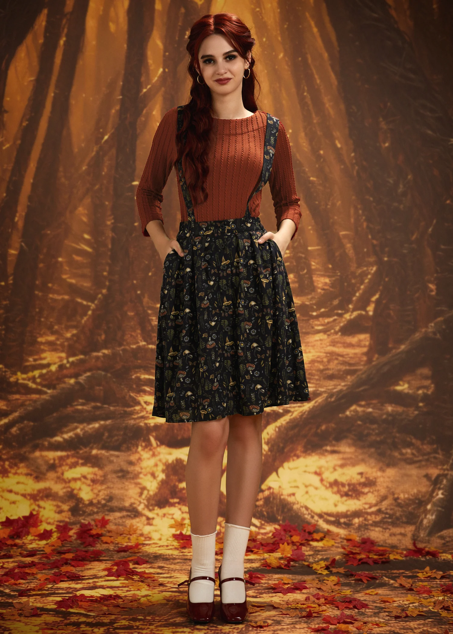ModCloth Scholastic and Fantastic Jumper Skirt - Image 5