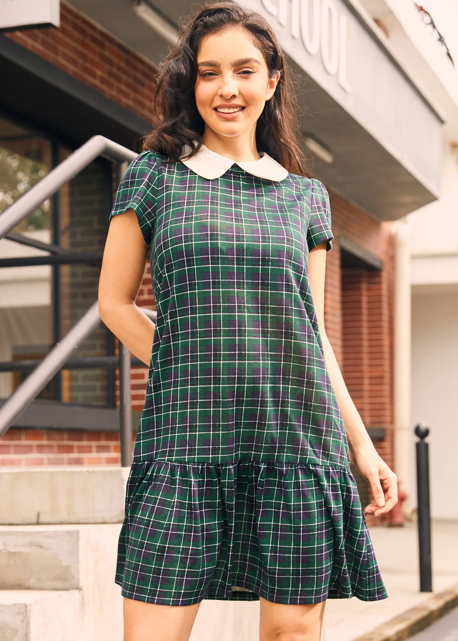 School Days Collared Dress - Image 4