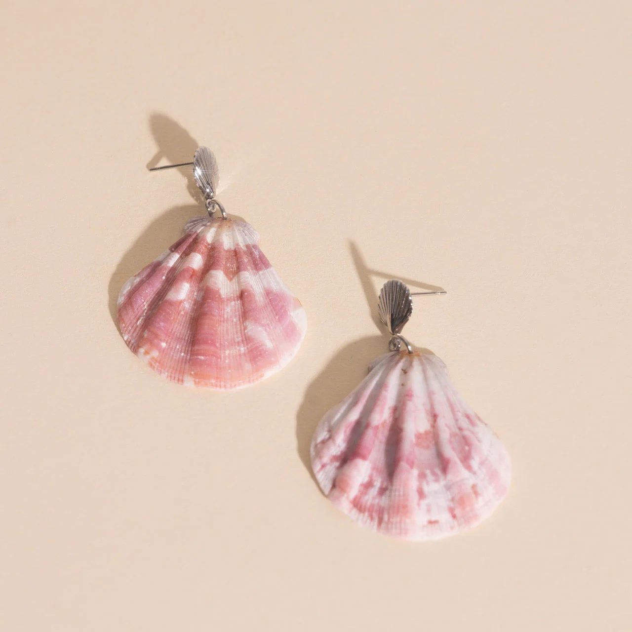 Seashell Dangle Stud Earrings - Image 8