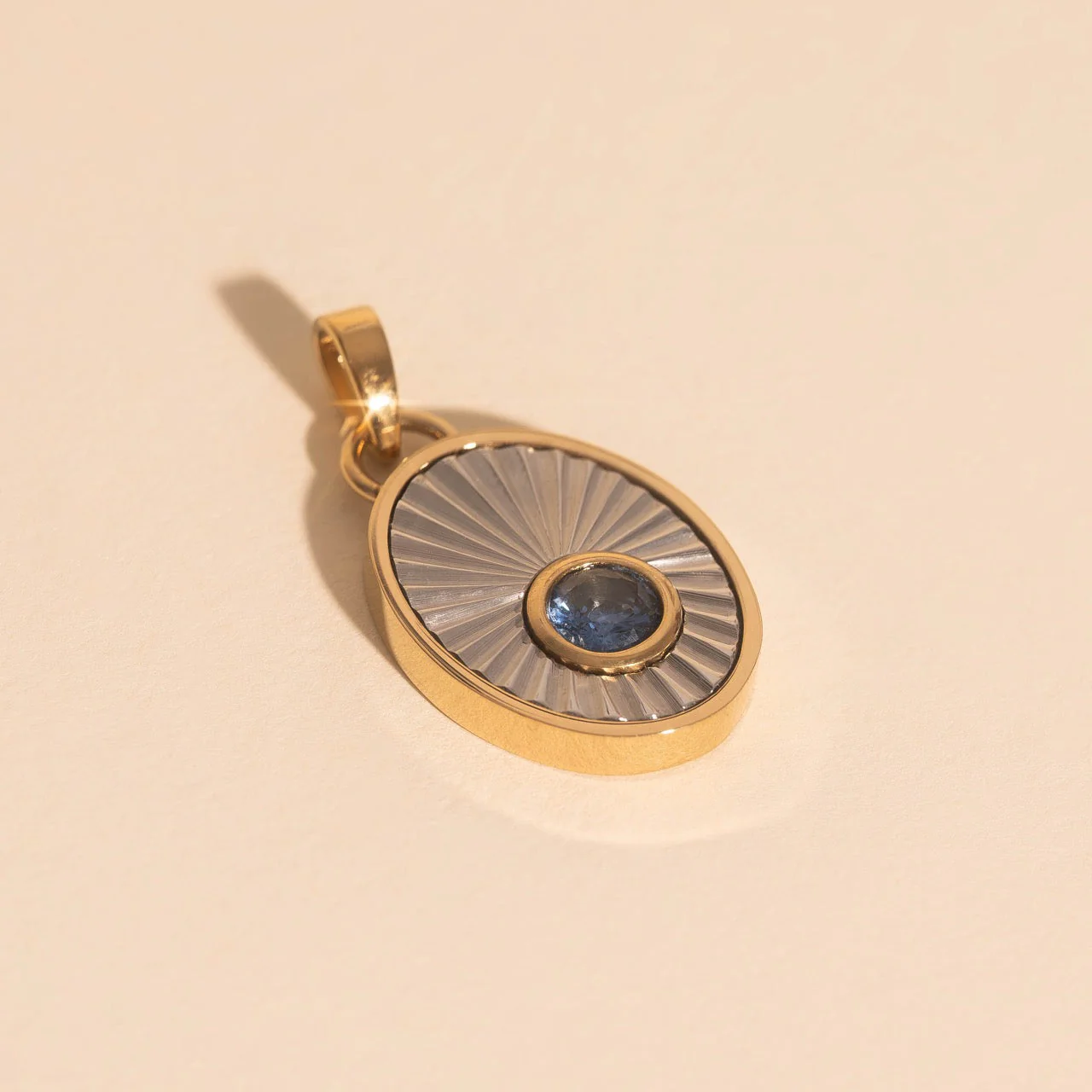 September Birthstone Necklace Charm - Image 2