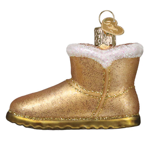 Sheepskin Boot Ornament - Image 2