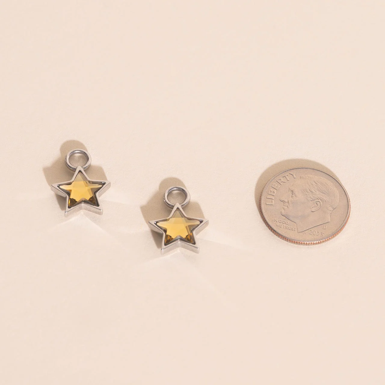 Shiny Star Huggie Hoop Charms - Image 9