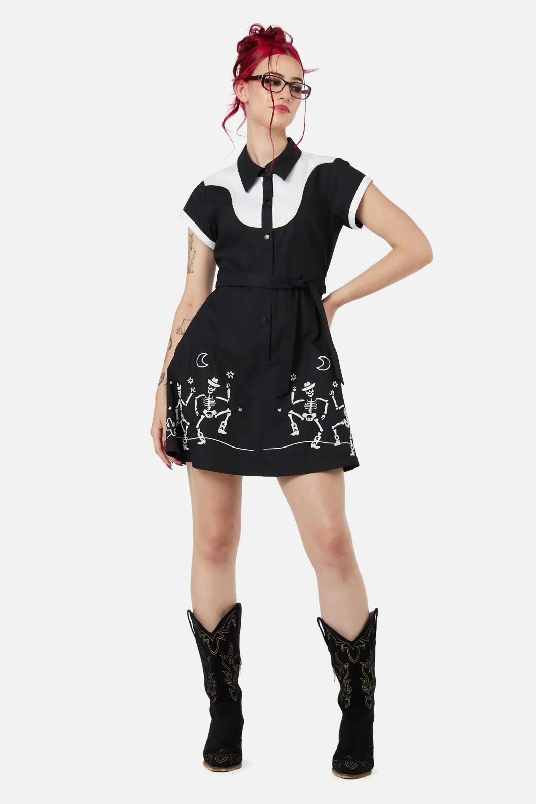 Skelly Skater Dress - Image 3
