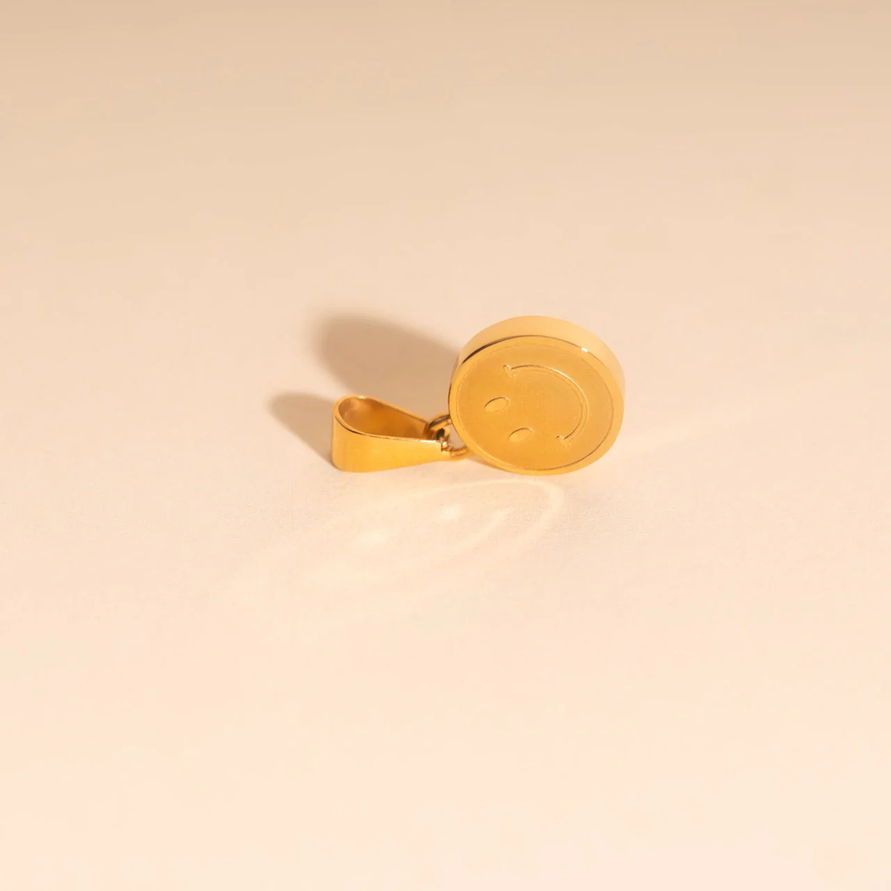 Smiley Face Necklace Charm - Image 2