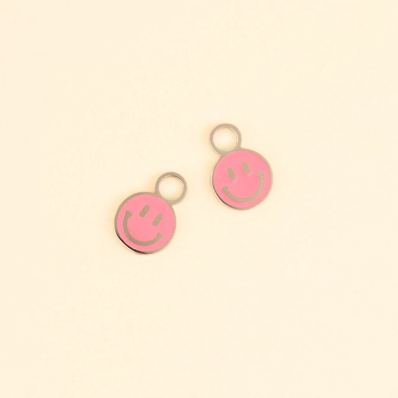 Smiley Huggie Hoop Charms - Image 2