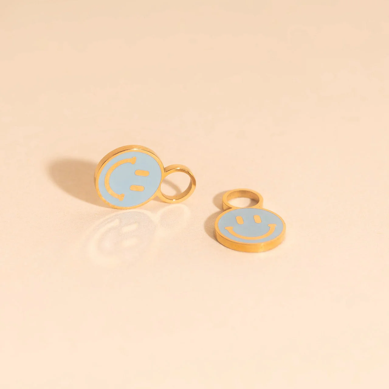 Smiley Huggie Hoop Charms - Image 3