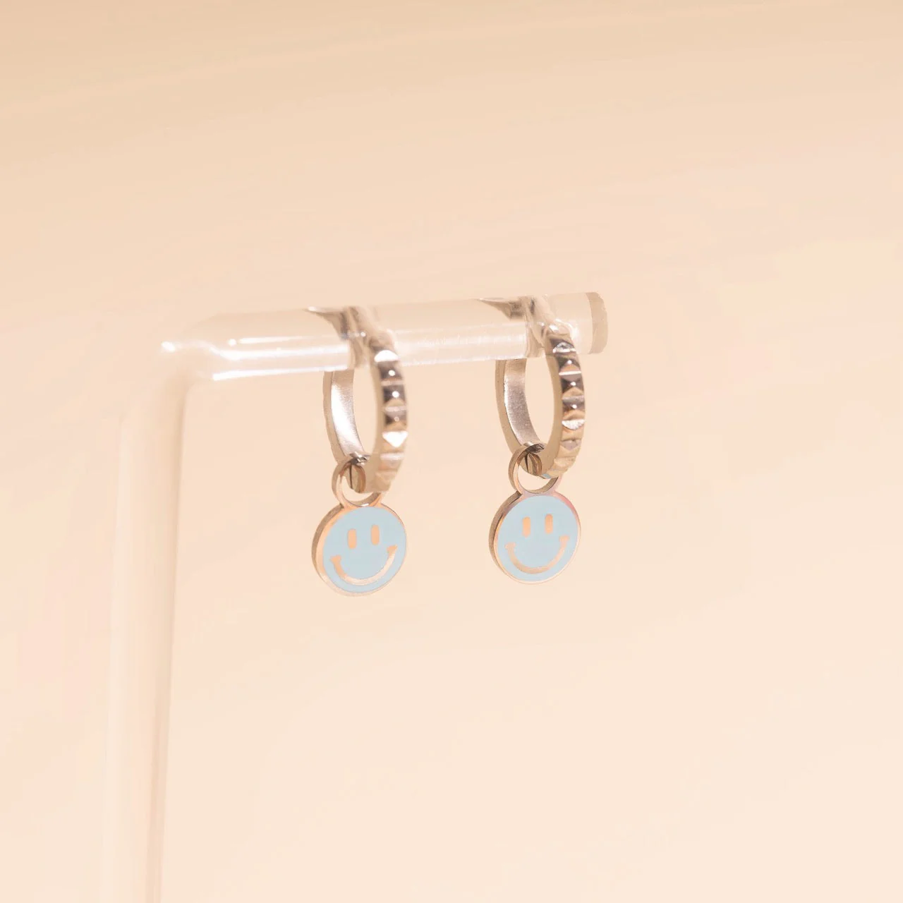 Smiley Huggie Hoop Charms - Image 4
