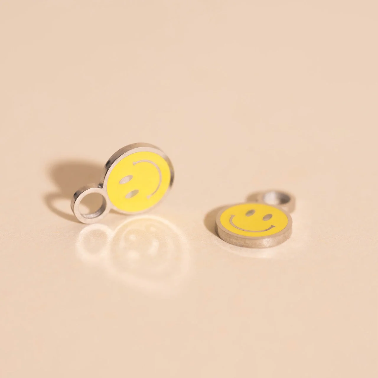 Smiley Huggie Hoop Charms - Image 6
