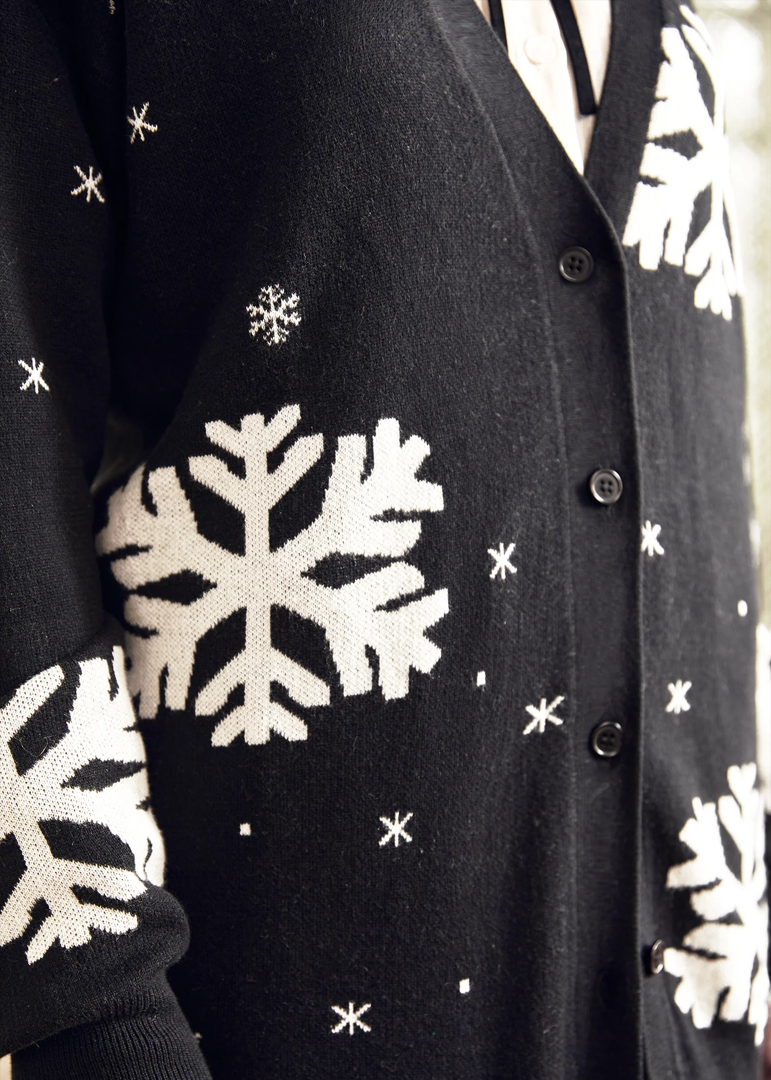 Whispers of Winter Snowflake Sweater - Image 7