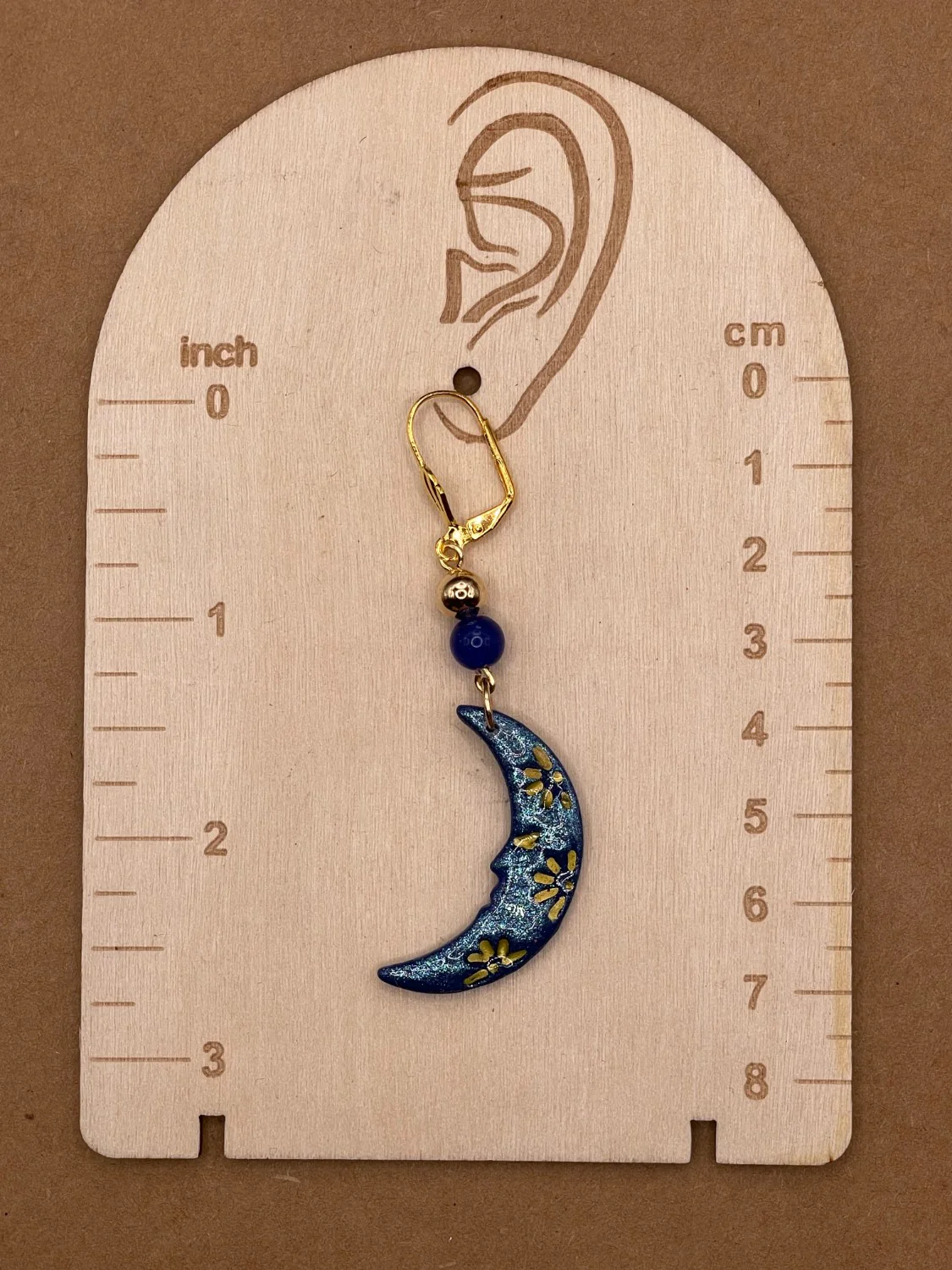 Sparkly Sun & Moon Earrings - Image 2
