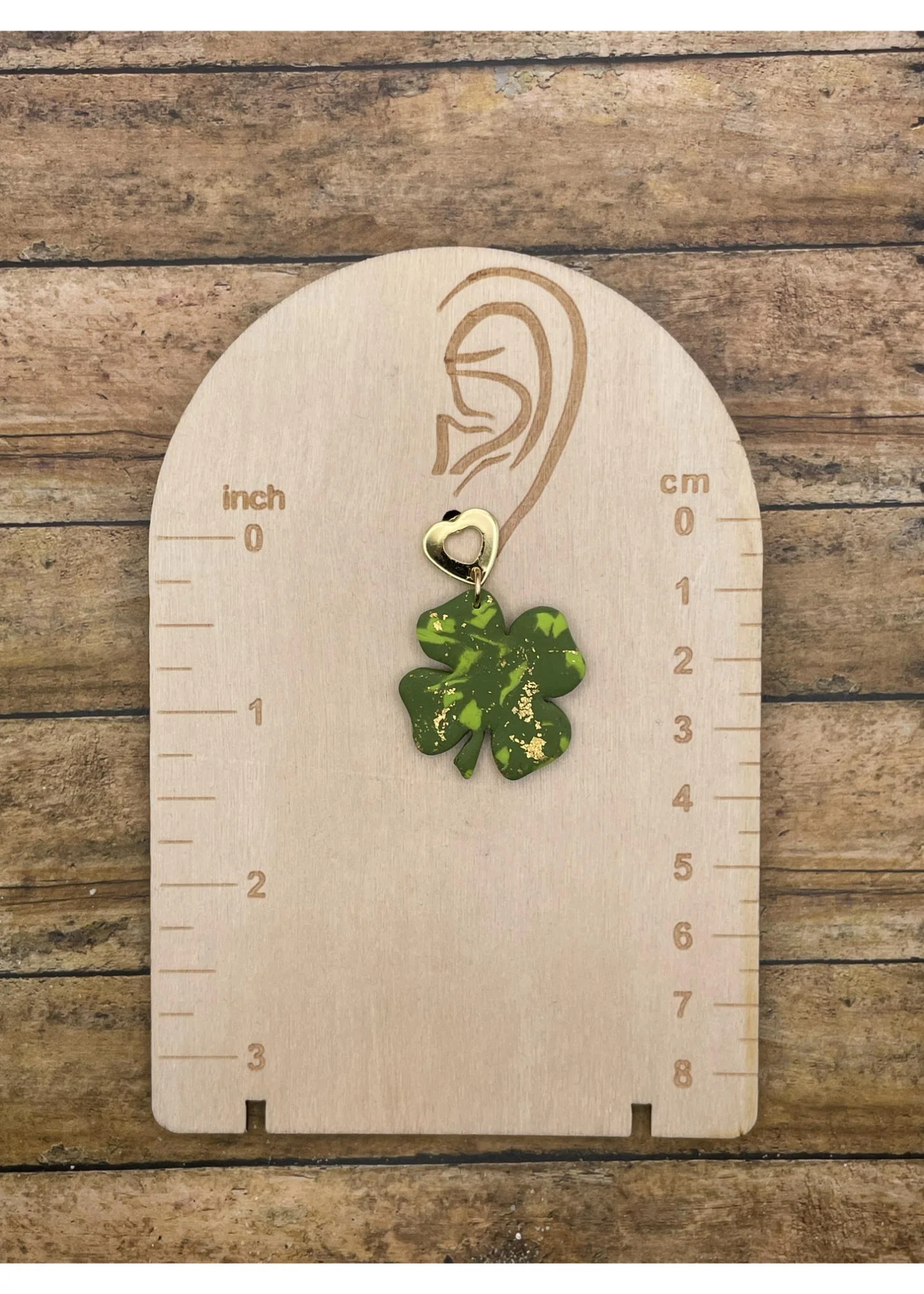 Lucky Clover St Patty's Day Earrings - Image 2