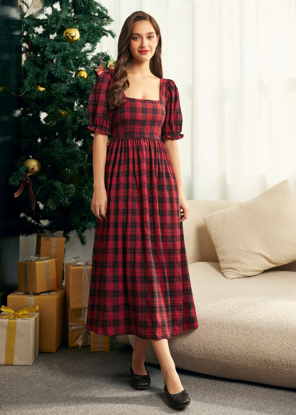 Daydream Midi Fit & Flare Dress - Image 4