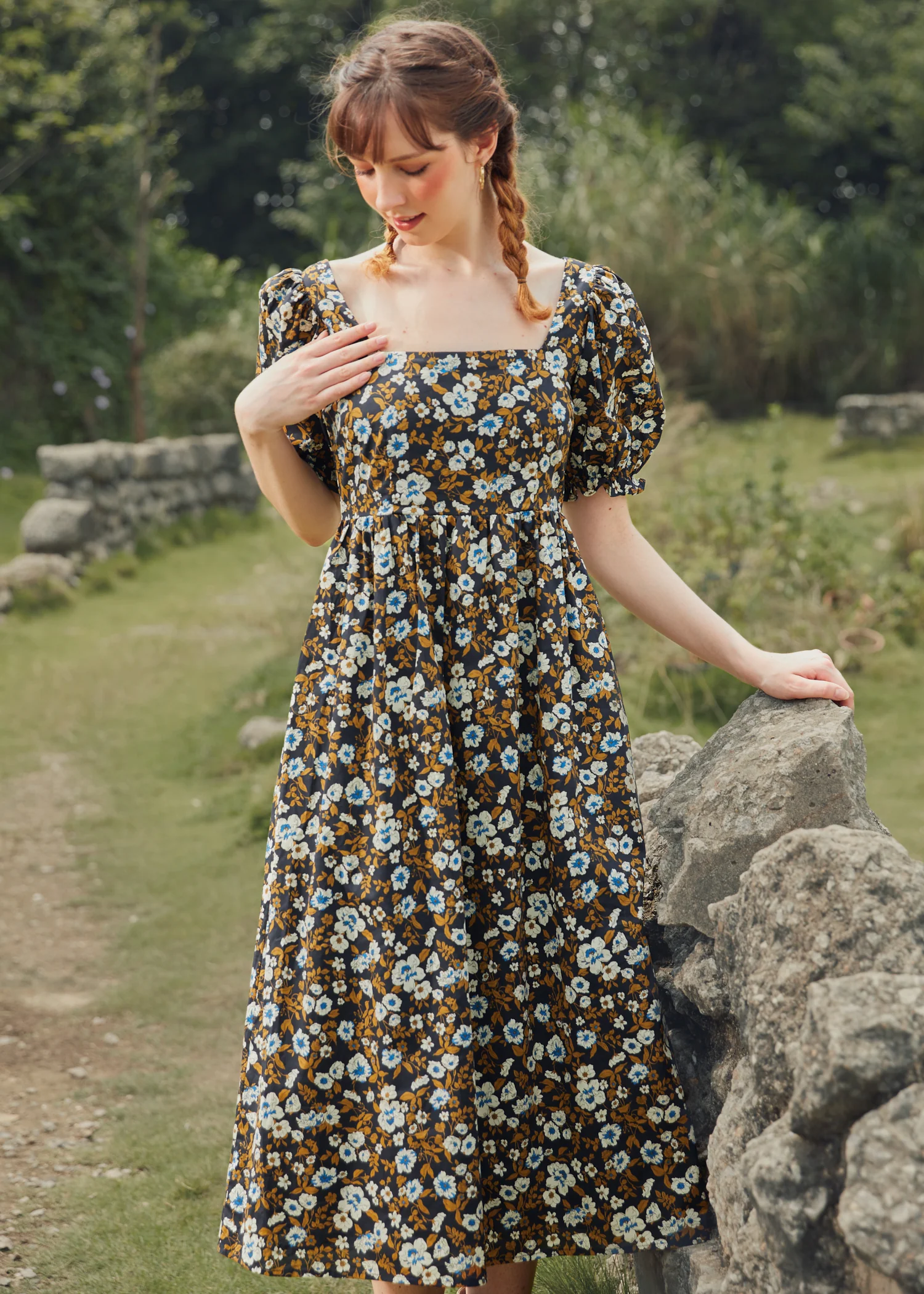 Garden Stroll Fit & Flare Dress - Image 2