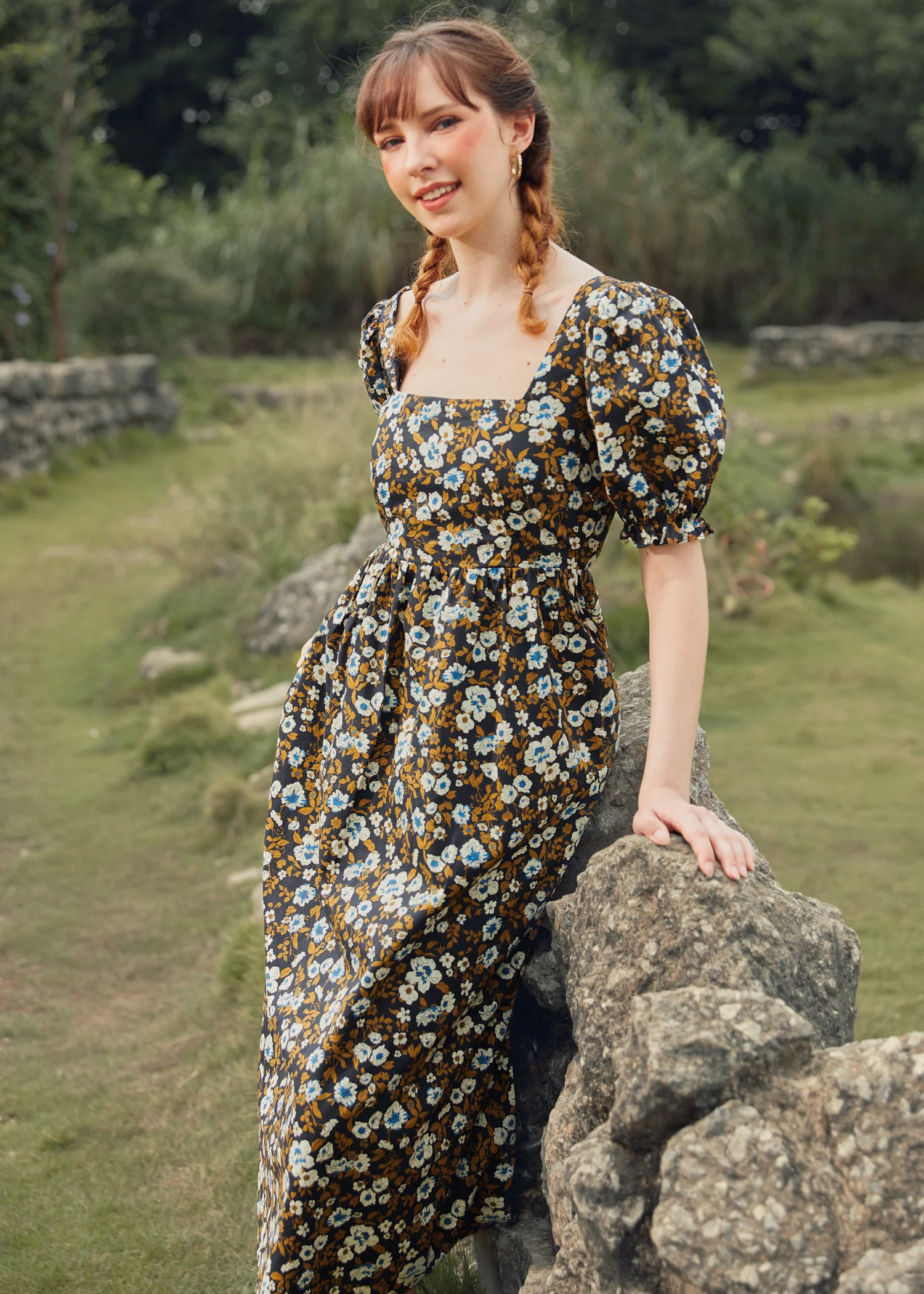 Garden Stroll Fit & Flare Dress - Image 3
