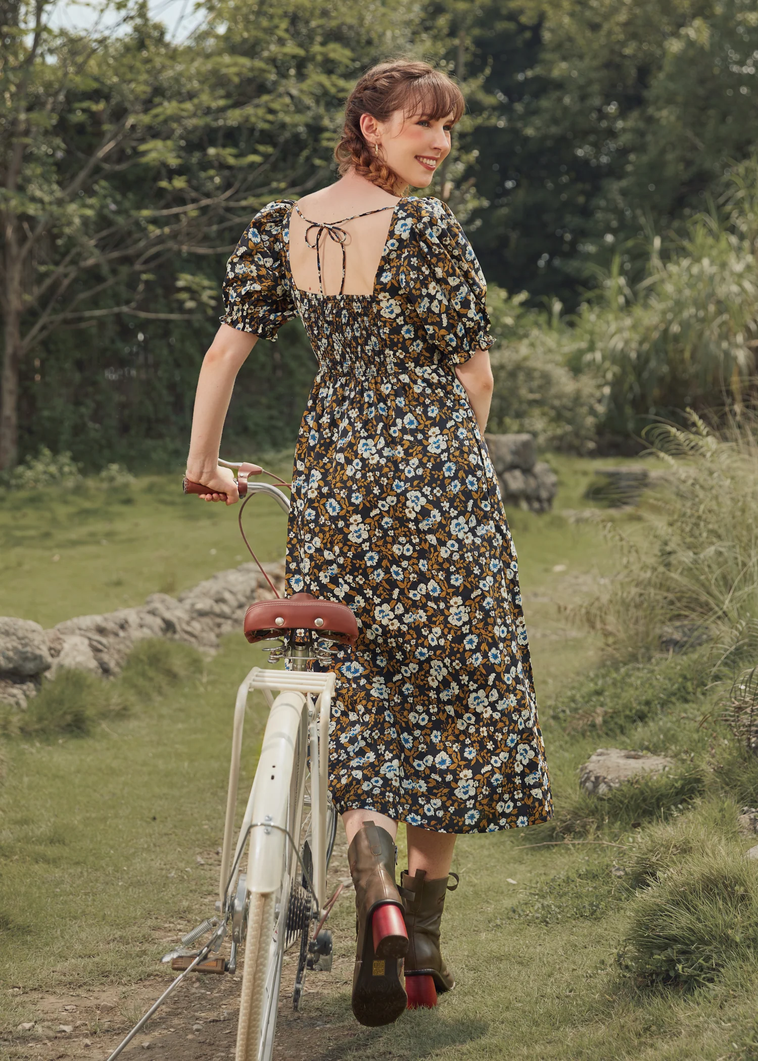 Garden Stroll Fit & Flare Dress - Image 7