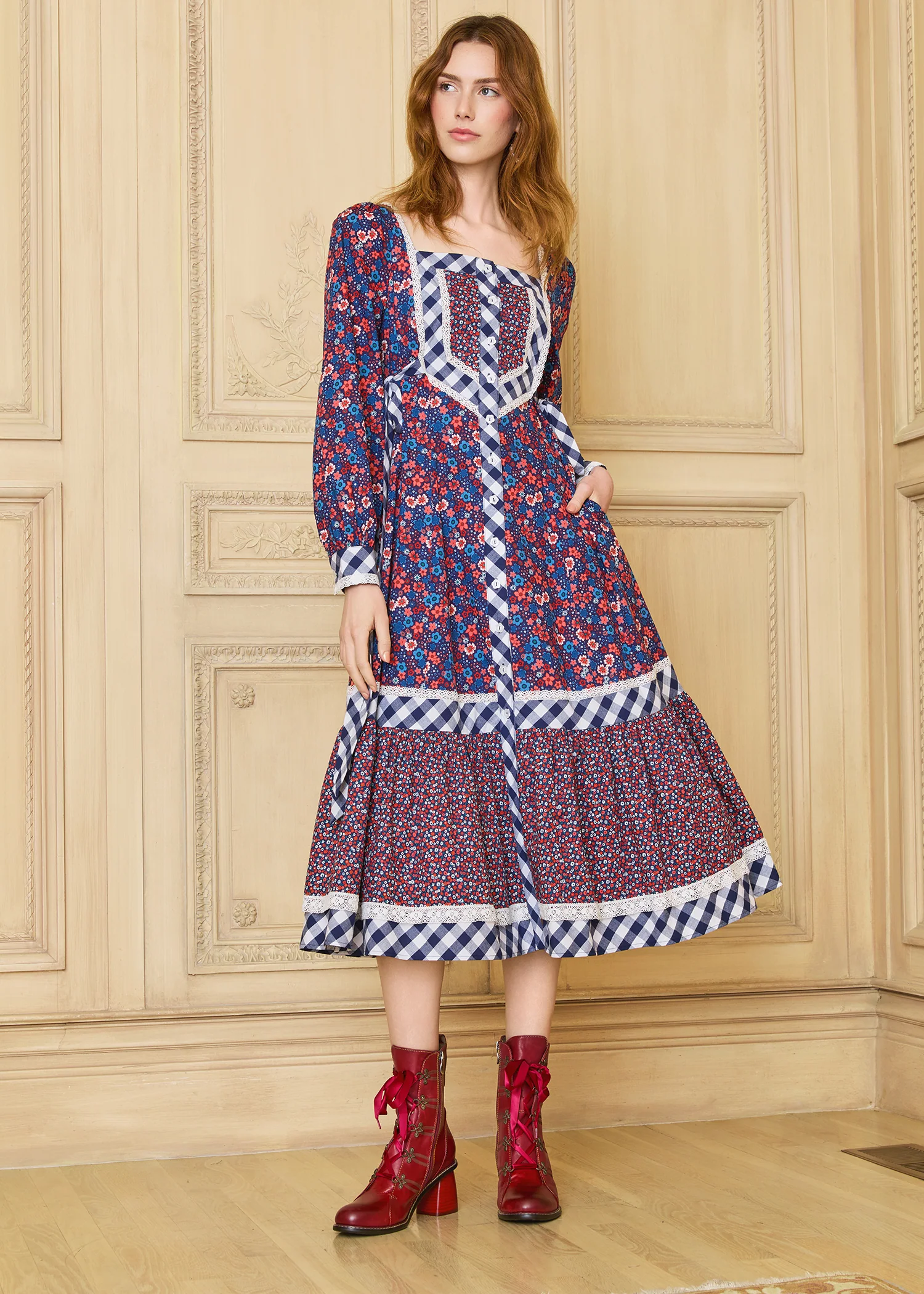 GUNNE SAX for ModCloth Veronica Midi Dress - Image 3