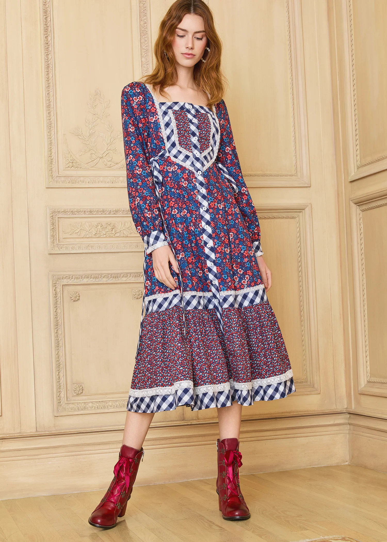 GUNNE SAX for ModCloth Veronica Midi Dress - Image 8