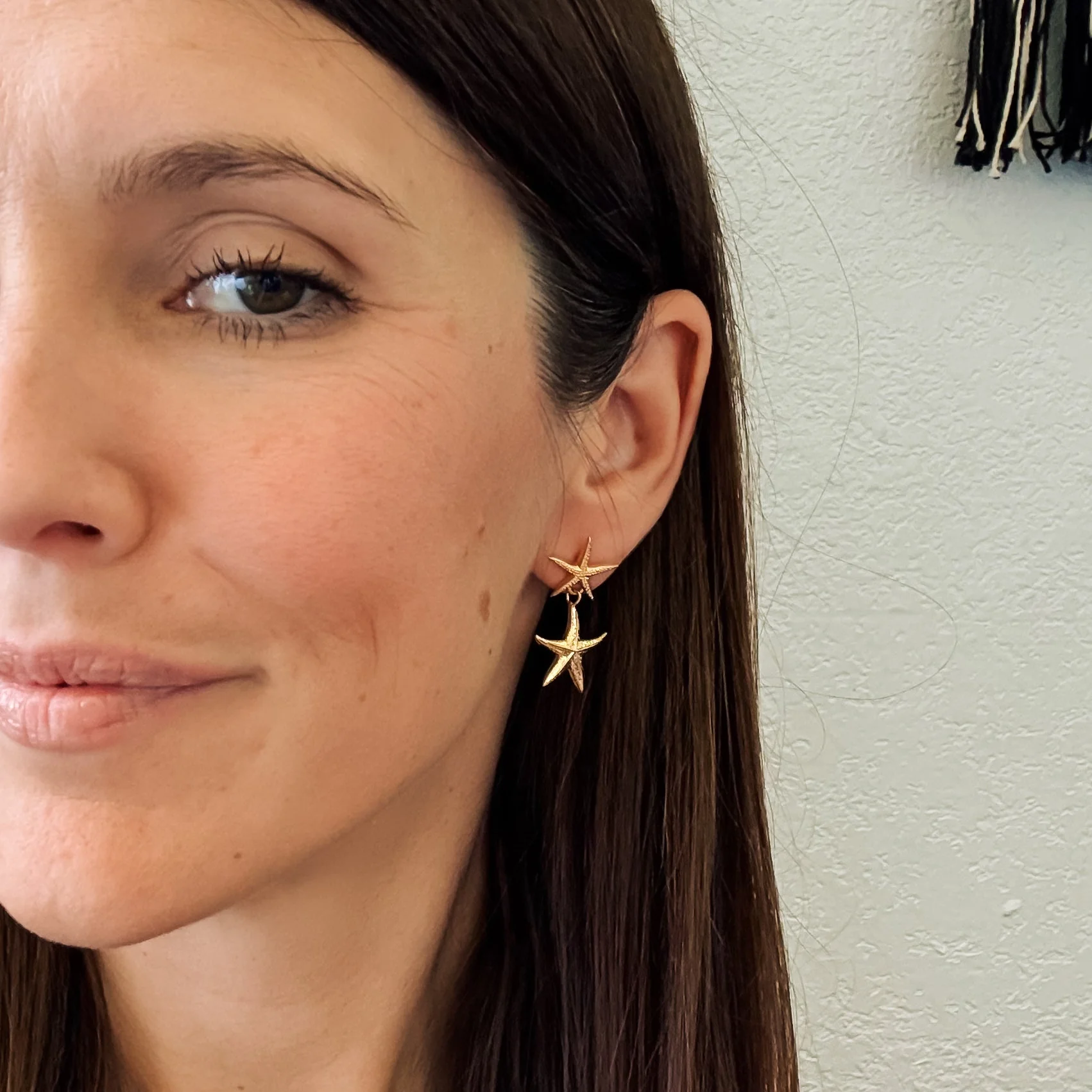 Starfish Dangle Stud Earrings - Image 11