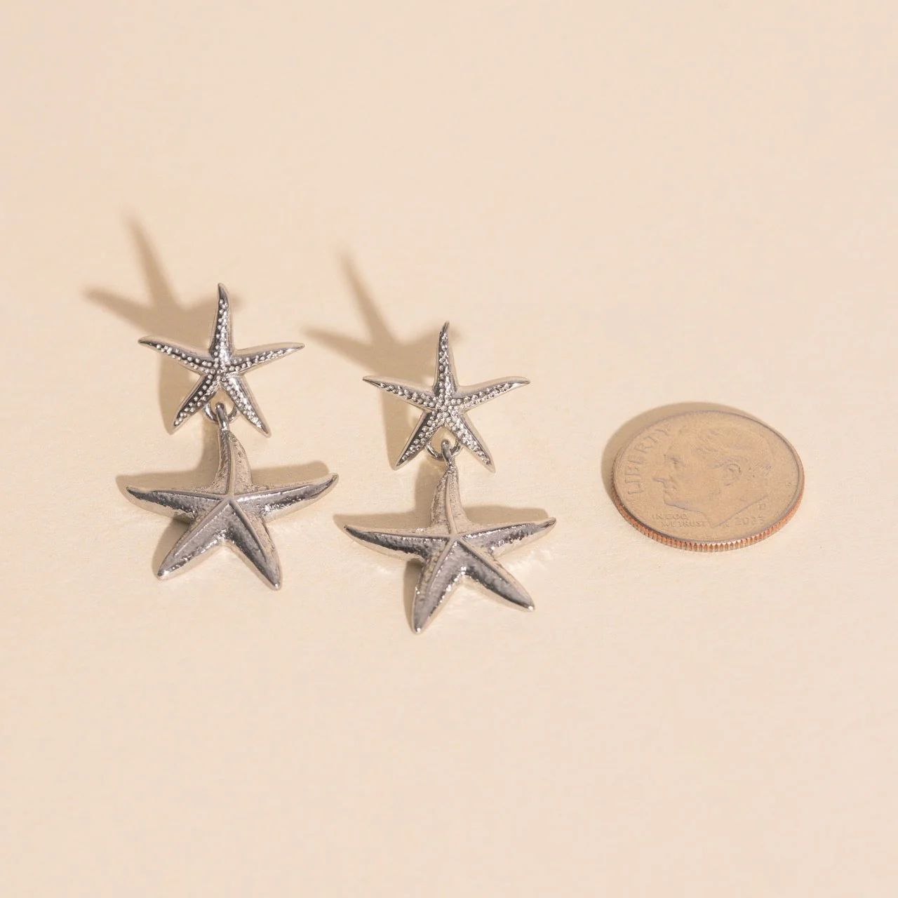 Starfish Dangle Stud Earrings - Image 8