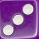 Sterling Silver Dice Heart Hoop Earrings - Image 2