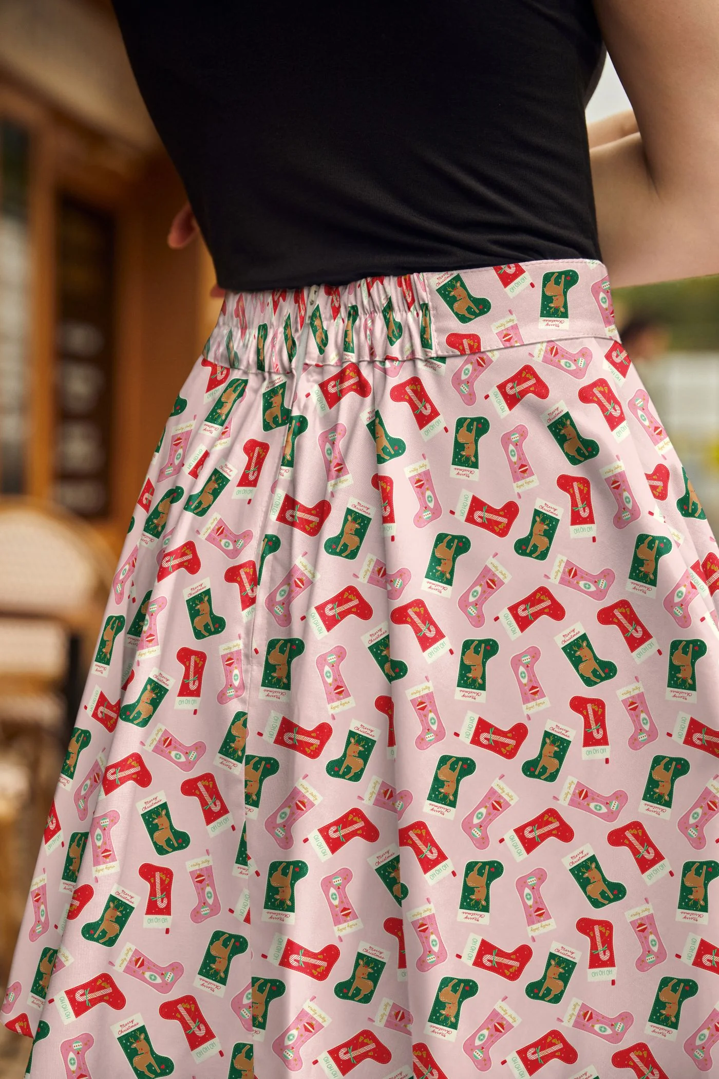 Stockings Skater Skirt - Image 2