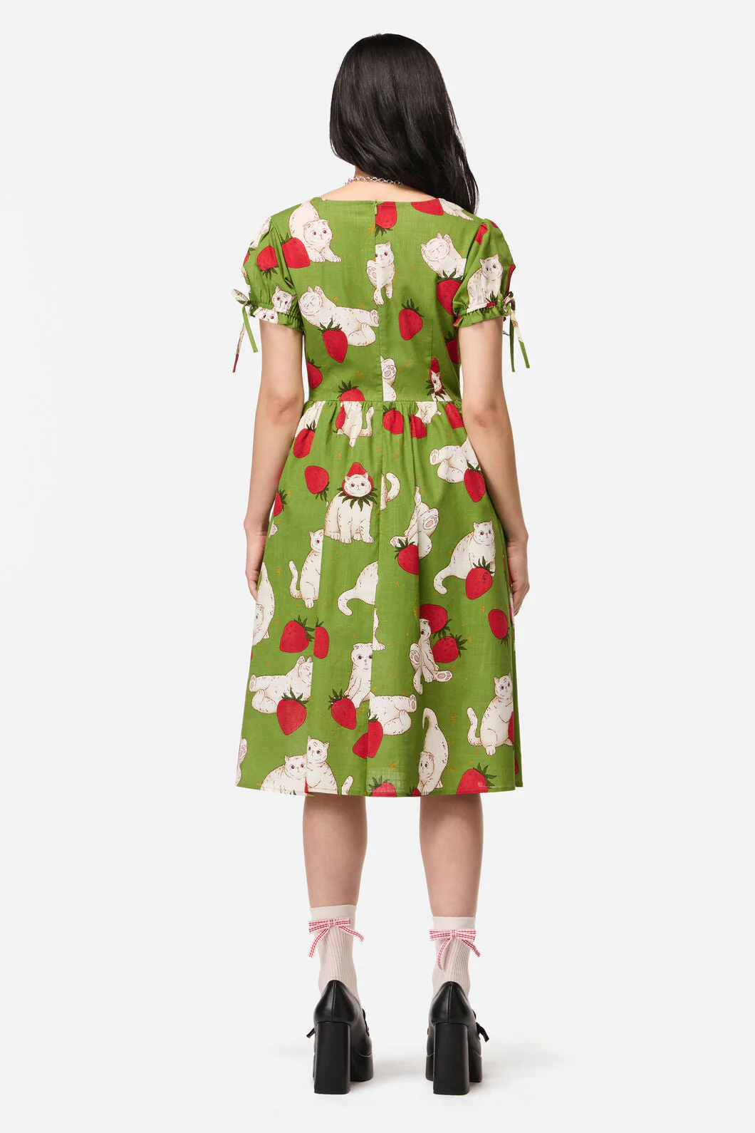 Strawberry Cat Repeat Dress - Image 8
