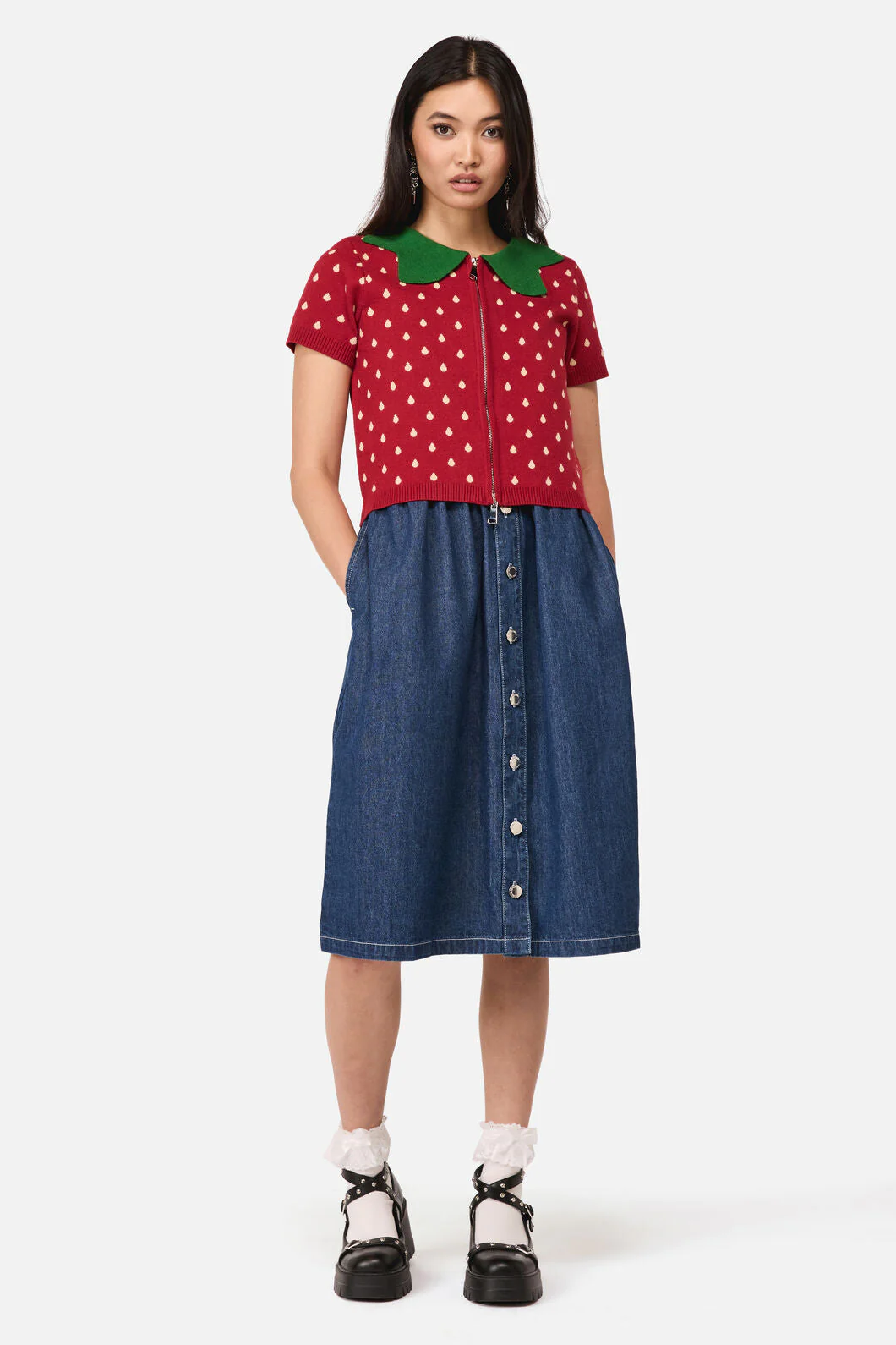 Strawberry Leaf Cardigan - Image 4