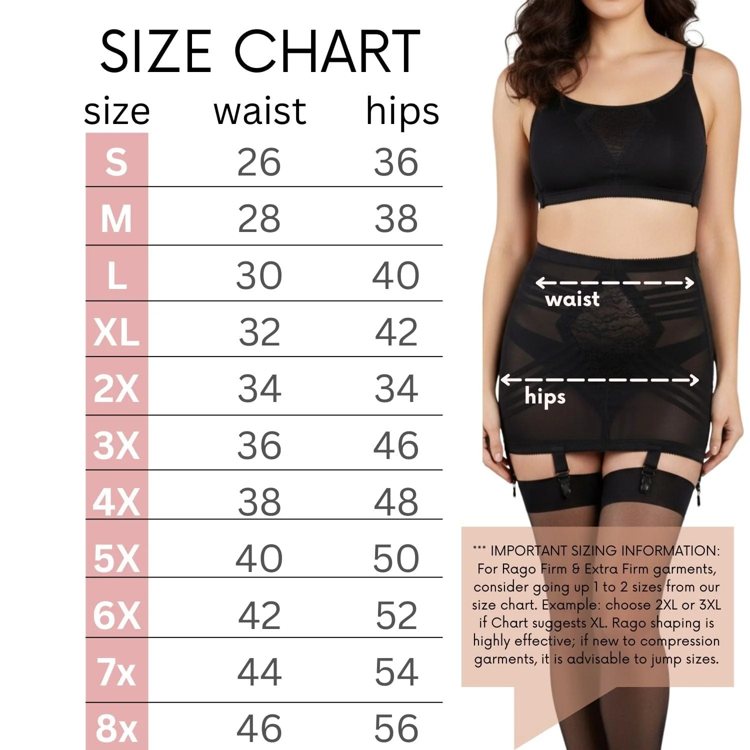 Waistline Open Bottom Breathable Power Mesh Fabric | With Side Zipper | Firm to Extra Firm Support | Style 1361 - Image 4