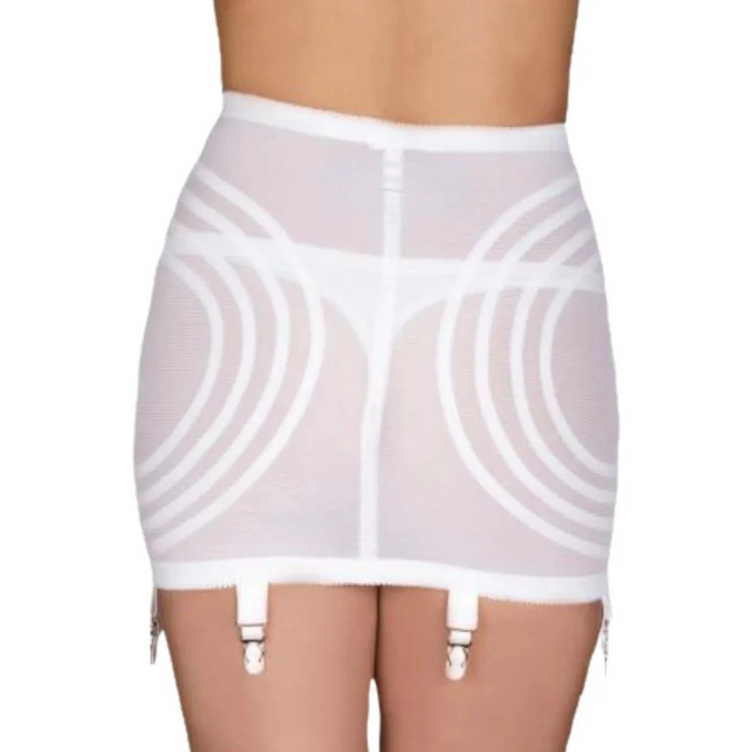 Waistline Open Bottom Breathable Power Mesh Fabric | With Side Zipper | Firm to Extra Firm Support | Style 1361 - Image 6
