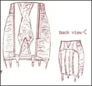 Side Zipper Girdle 13" Length (Forgotten Women Vintage Collection) Style 6007 - Image 2
