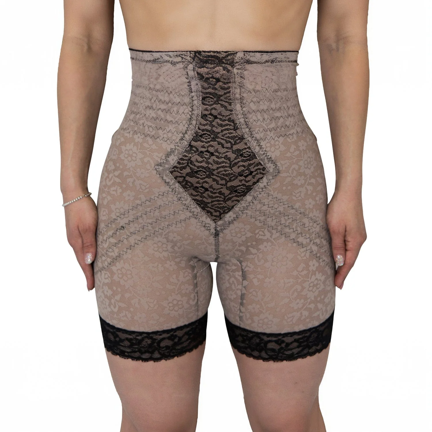No Roll High Waist Lace Thigh Slimmer with Extra Firm Support | Style 6207 - Image 16