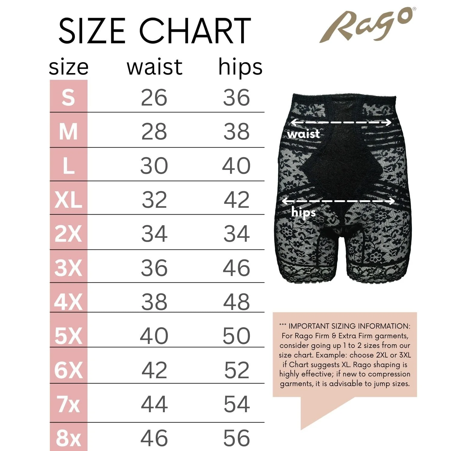 No Roll High Waist Lace Thigh Slimmer with Extra Firm Support | Style 6207 - Image 5