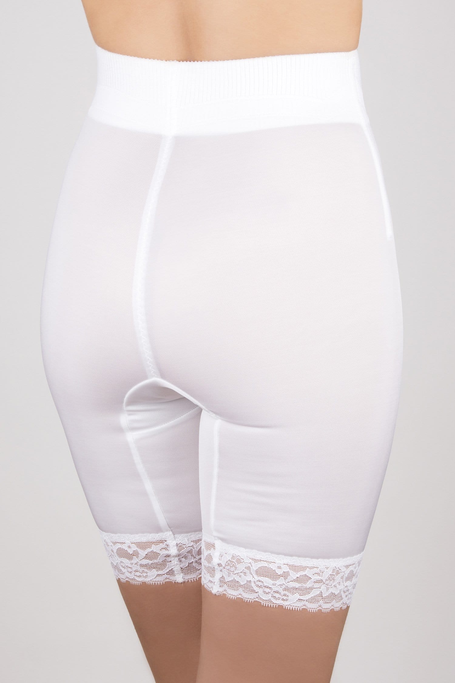 High Waist Thigh Slimmer with Tulip Front Panel | Memory Compression Fabric | Medium Support | Style 6226 - Image 3