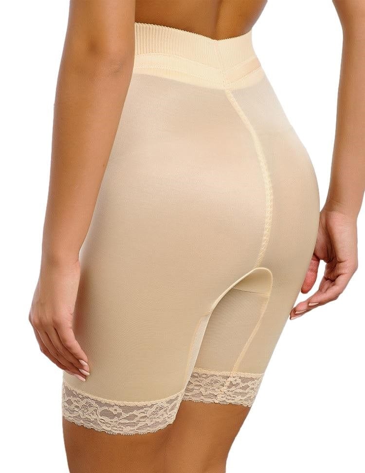 High Waist Thigh Slimmer with Tulip Front Panel | Memory Compression Fabric | Medium Support | Style 6226 - Image 6
