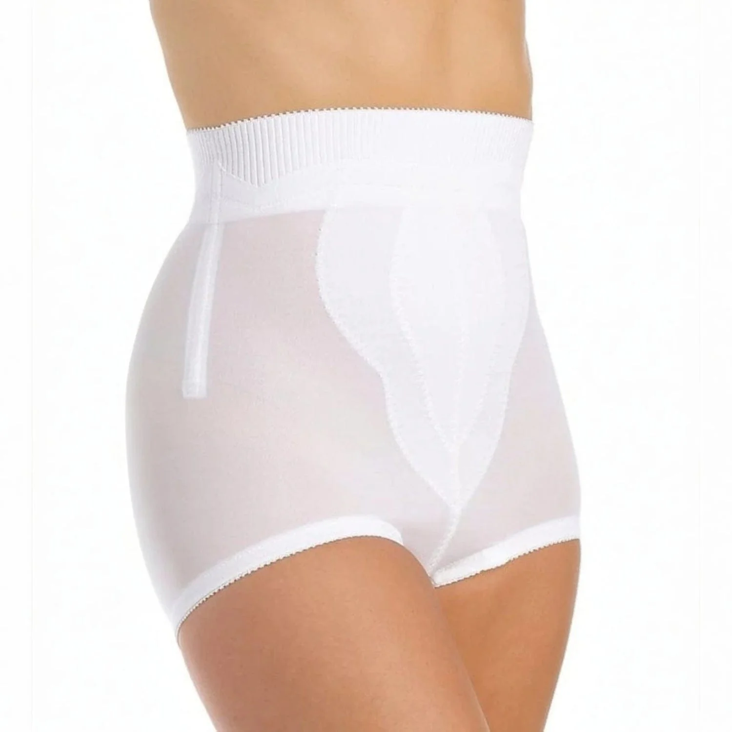 High Waist Panty Brief with Tulip Front Panel | Memory Compression Fabric | Medium Support | Style 6296 - Image 4